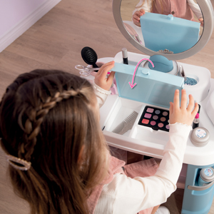 KIDS 3 TREATMENT ROLE PLAY BEAUTY SALON WITH 32 ACCESSORIES