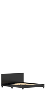 Vida Designs Lisbon King Size Faux Leather Bed