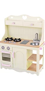 KidKraft Prairie Wooden Play Kitchen for girls