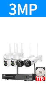 Hiseeu wireless security camera system