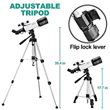 Adjustable tripod