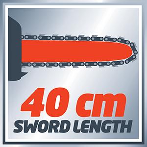 40cm blade length
