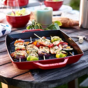 Staub cast iron grill