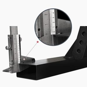 Made of high quality solid steel tube.