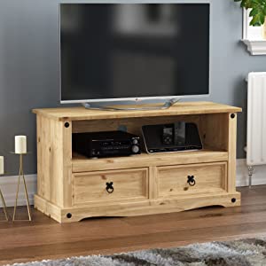 corona solid wood pine furniture rustic mexican tv unit cabinet entertainment
