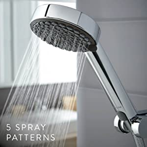 Lumi Electric Shower spray patterns