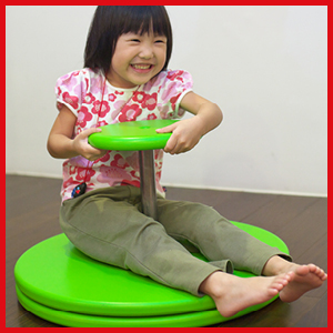 edx education Whizzy Dizzy green spinning outside game