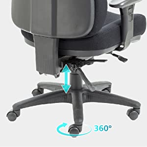 comfy adjustable computer chair office hippo