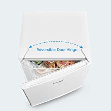 Reversible Door Hinge & Adjustable Legs