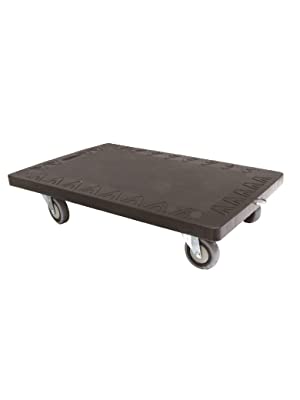 Wheeled scooter, dolly, furniture dog, transport, simple, robust.