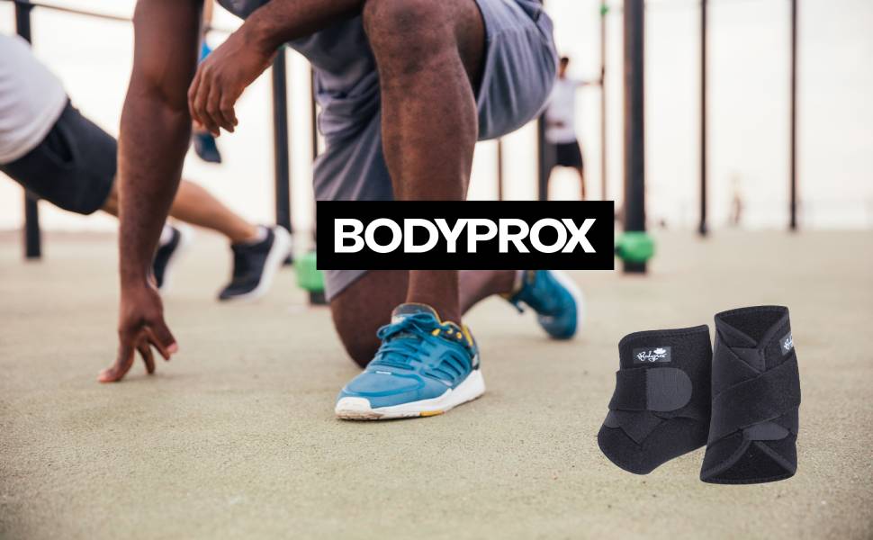 Bodyprox Ankle Support Brace, Breathable Neoprene Sleeve, Adjustable Wrap!