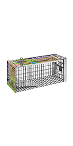 animal cage traps, humane, welfare friendly, wildlife traps, metal traps, animal