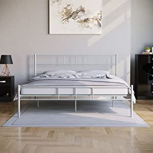Vida Designs Dorset Bed 5ft King Size, Silver