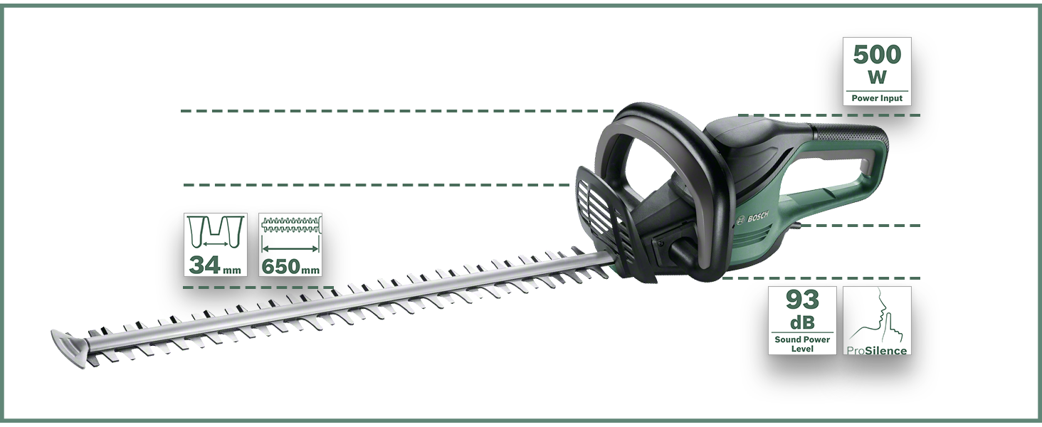 bosch advanced hedgecut 70;corded hedgecutter