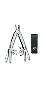 SwissTool in leather case