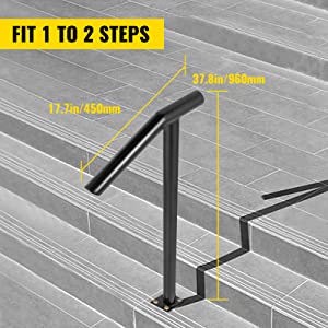 metal handrail for stairs