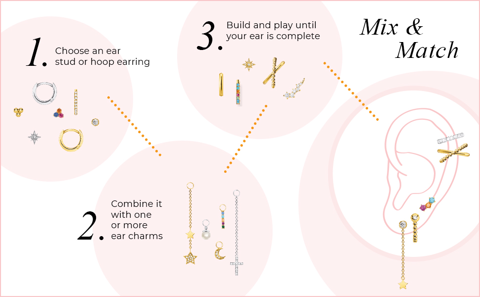 Mix & Match single earring