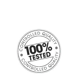 100% tested