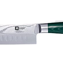Midori; Professional Knives; Knife Set; Kitchen Knife; Richardson Sheffield; Amefa; Damascus; Green