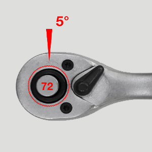 72T Ratchet Wrench