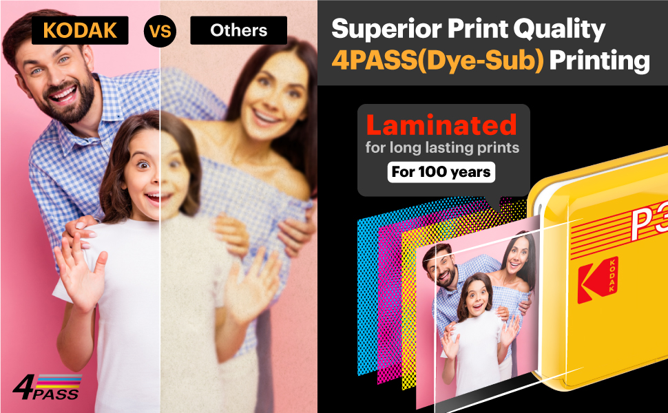 Kodak Mini 3 Retro Instant Polaroid Photo Printer