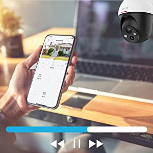 Solar Security Camera Wireless Outdoor Home WiFi DEKCO DC9L 13