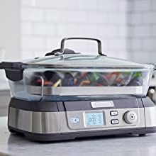 Cuisinart steamer; food steamer; home steamer; steam cooker
