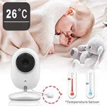 Temperature Monitoring Baby Monitor with Camera Video Baby Monitor Camera