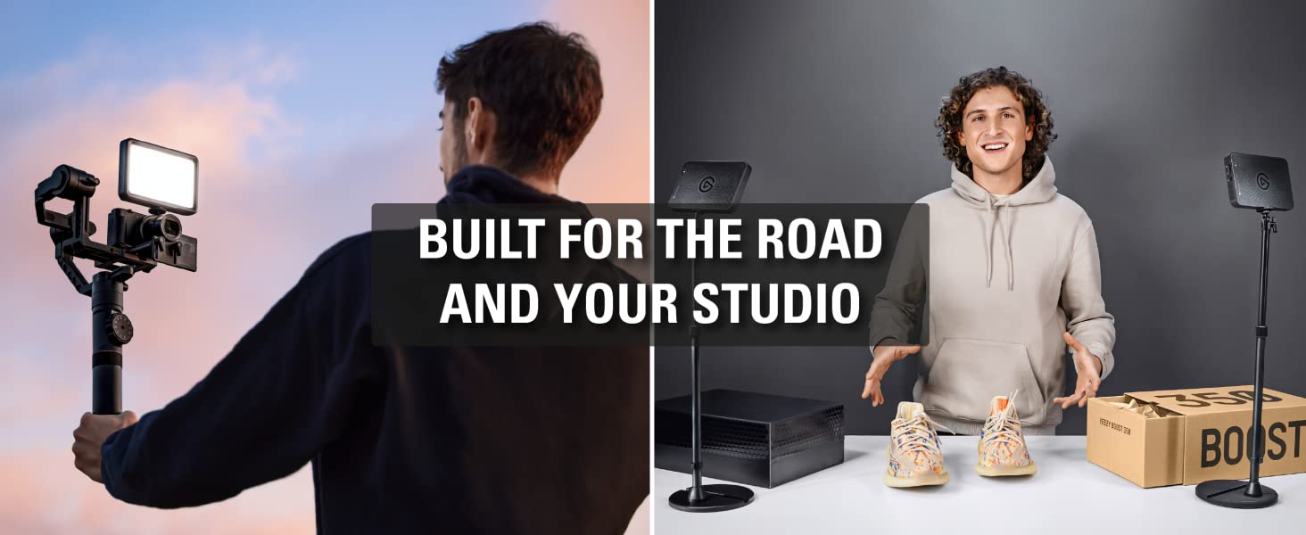 portable light, studio light; studio light; photography light