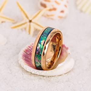 VAKKI Abalone Shell Ring