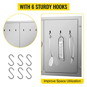 bbq doors stainless steel