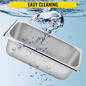 anti-jam food pan deep food container stainless steel tray steam table pan stainless steel deep pan