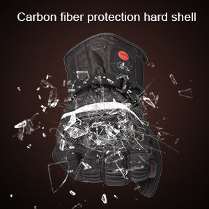 Winter motorcycle gloves