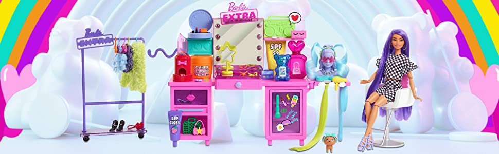 Barbie Extra Doll and Playset - GYJ70