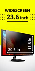 computer privacy screen filter monitor protector inch desktop security confidential protective