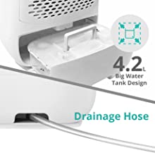 DD3 Classic MK2 Desiccant Dehumidifier with Antibacteria Nano Silver Filter, 10.5L