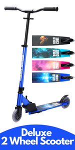 deluxe 2 wheel foldable scooter kids boldcube