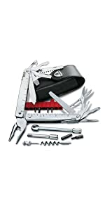 Swiss Tool, X Plus, Ratchet, Leather Pouch
