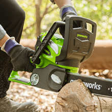 Battery Powered Chainsaw Soft Handle