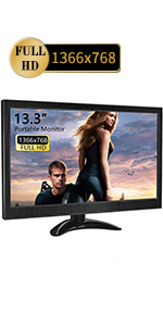 13.3 inch small cctv monitor