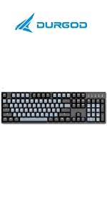 Durgod K310 mechanical gaming keyboard typist office use doubleshot pbt keycaps durable macros