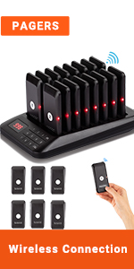 wireless calling system pager