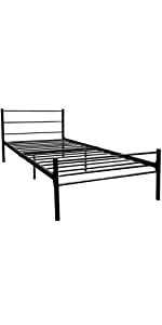 Dorset Single Bed, Black