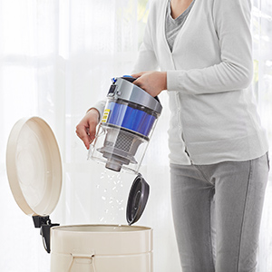 Eureka Swan Cylinder vacuum easy to empty bin