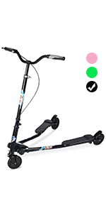 swing 3-wheeled scooter