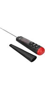 food; meat; probe; thermometer; bright; LED; poultry; cooking; food