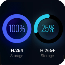 Advanced H.265+ Codec