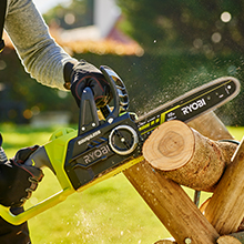 ryobi, one+, 18v, cordless, brushless, chainsaw