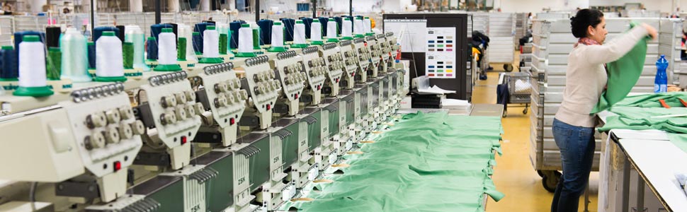 Embroidery at TRIGEMA