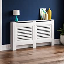 Milton radiator cover white 